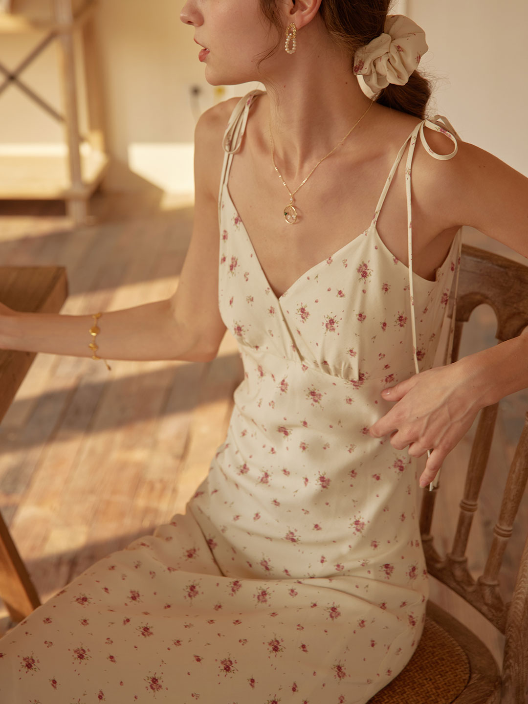 Rosalina Floral Slip Dress/Simple Retro/55053