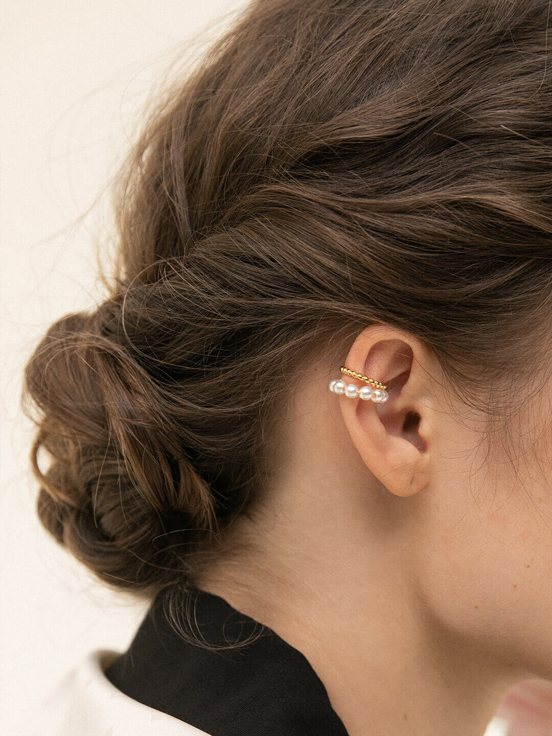 Pearl Ear Cuff/Simple Retro/33404