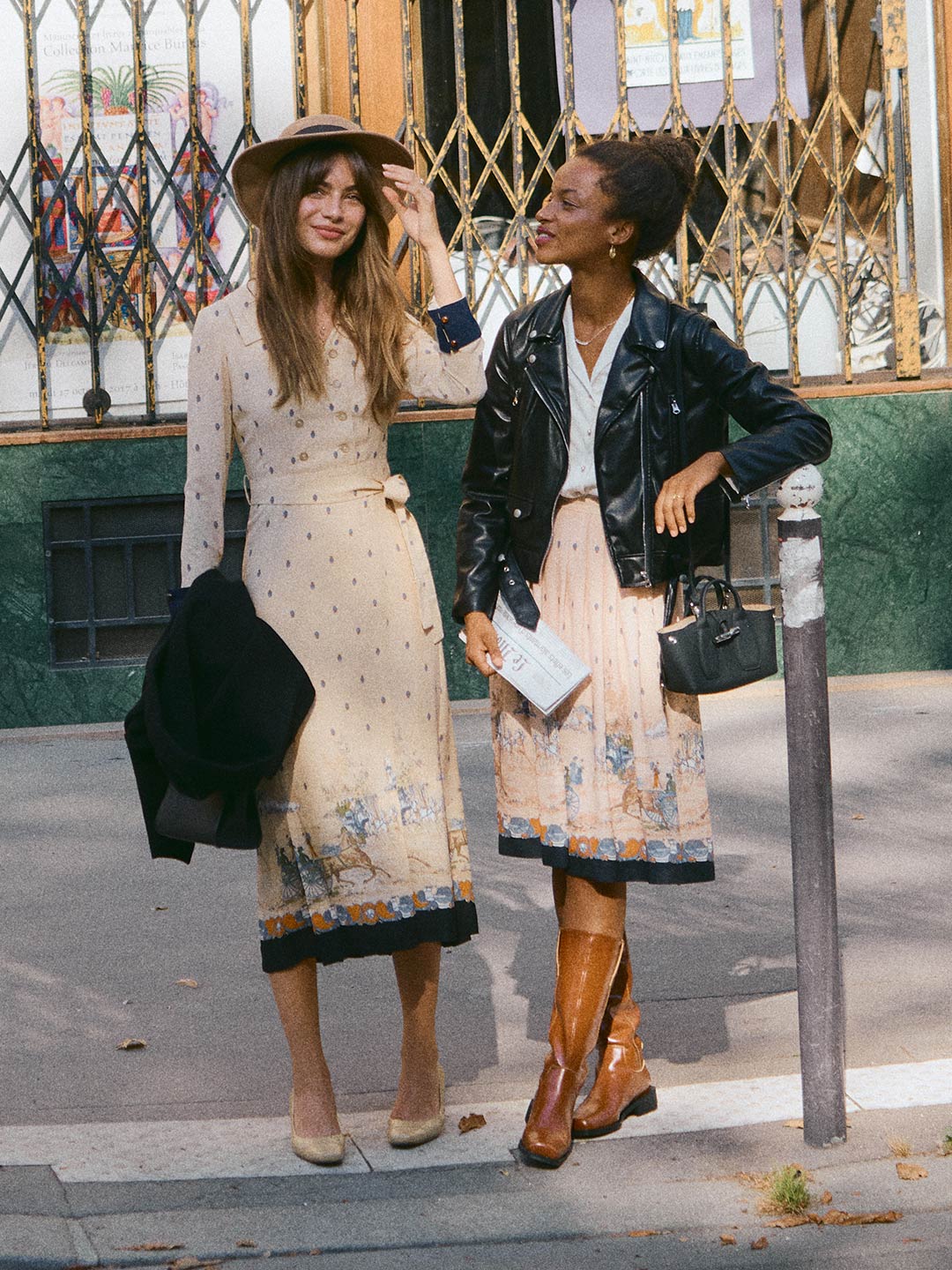 Elizabeth Retro Printed Dress