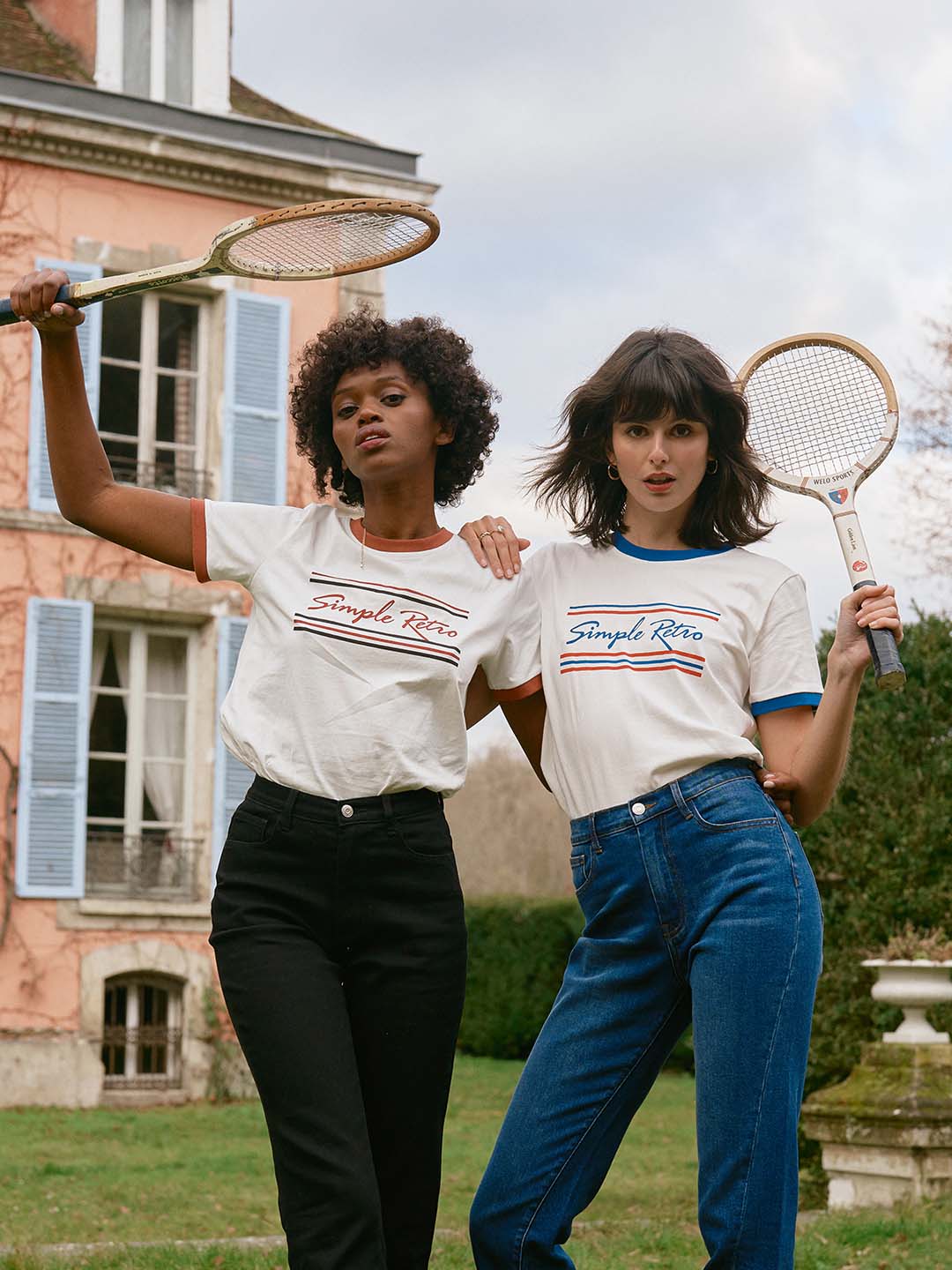 Maya Cotton Tee/Simple Retro/1200046