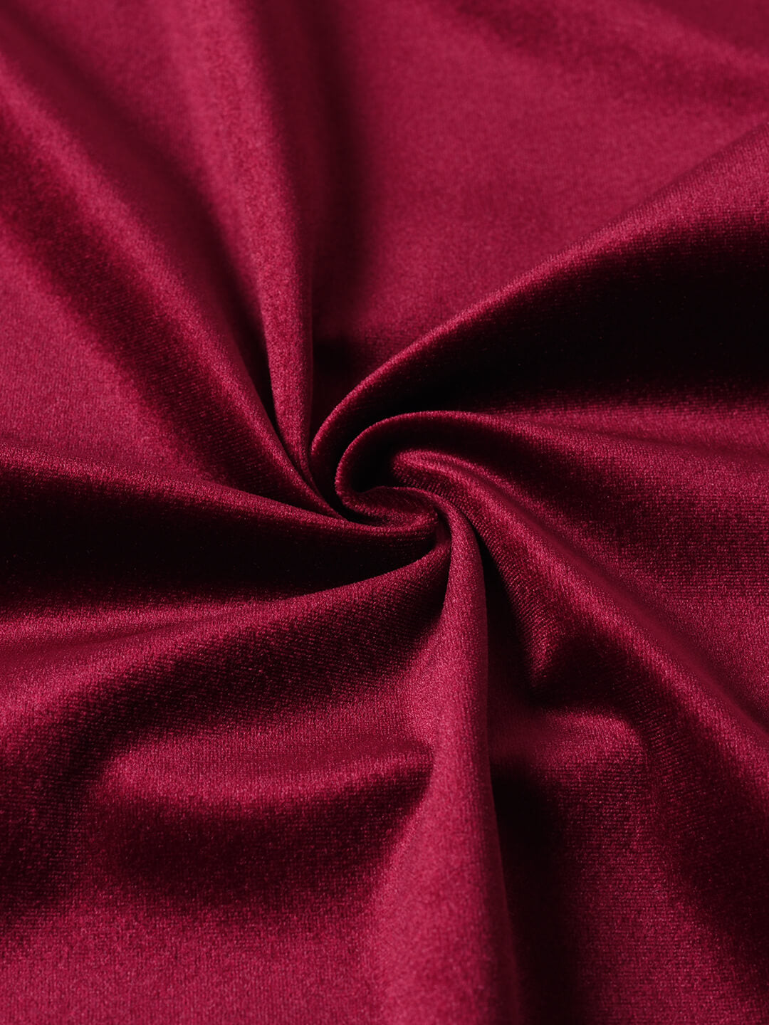 Imani Puff Sleeves Red Midi Velvet Dress/Simple Retro/11300