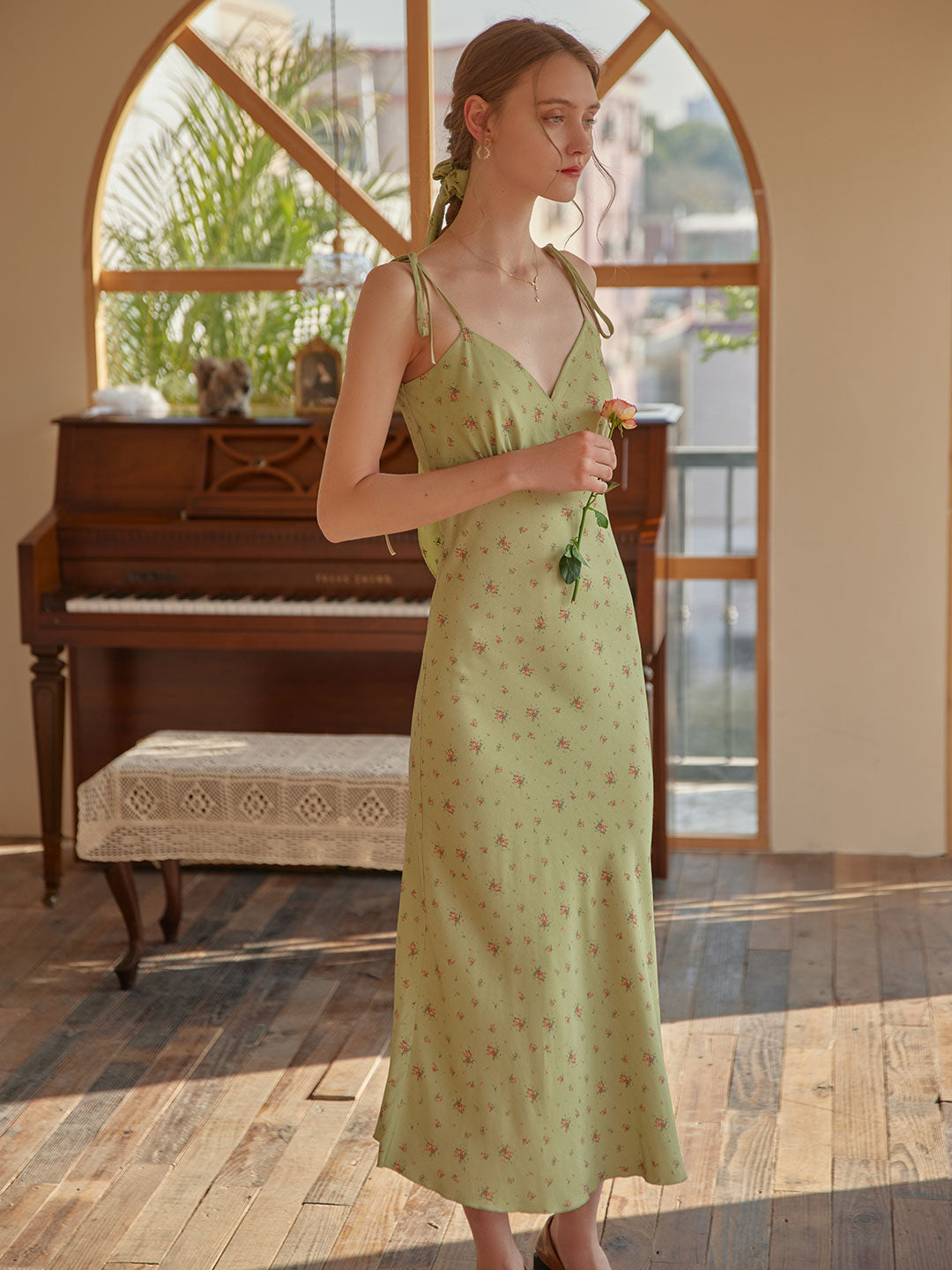 Rosalina Floral Slip Dress/Simple Retro/55053