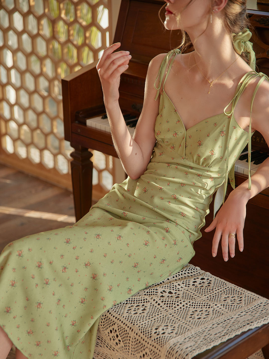 Rosalina Floral Slip Dress/Simple Retro/55053