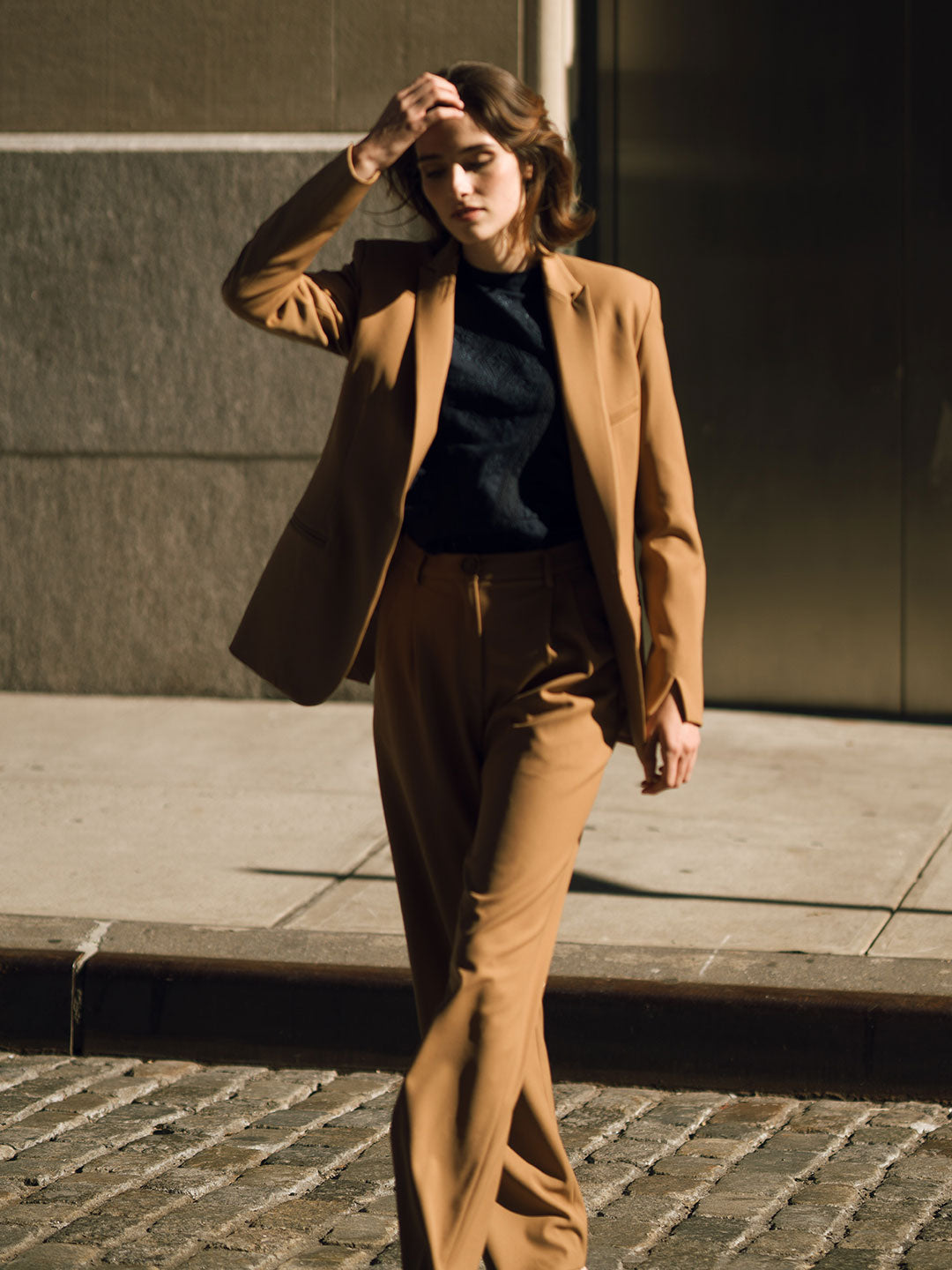 Alondra Peak Lapel Jacket/SIMPLE RETRO/55006