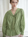 Kaylani V-neck Raspberry Embroidered Lace Blouse main image 1