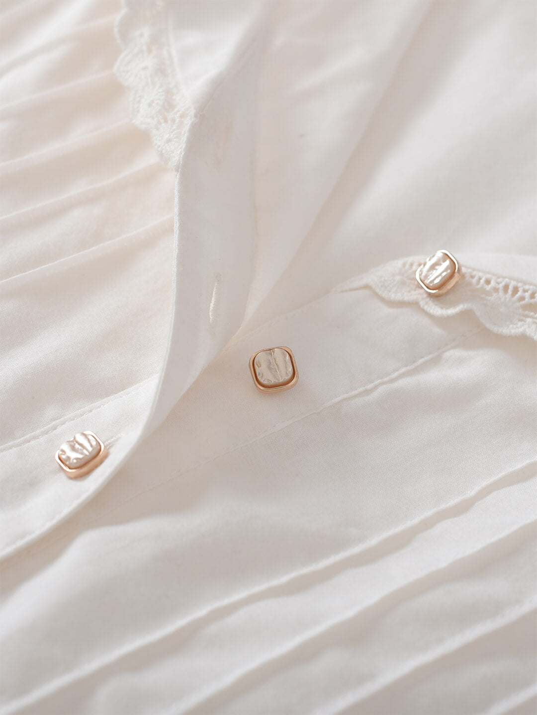 Fiona 100% Cotton White Midi Dress