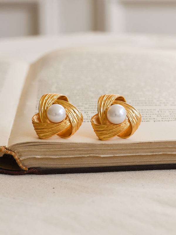Macaron Pearl Earrings
