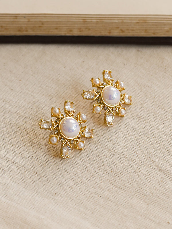 Macaron Glazed Pearl Earrings