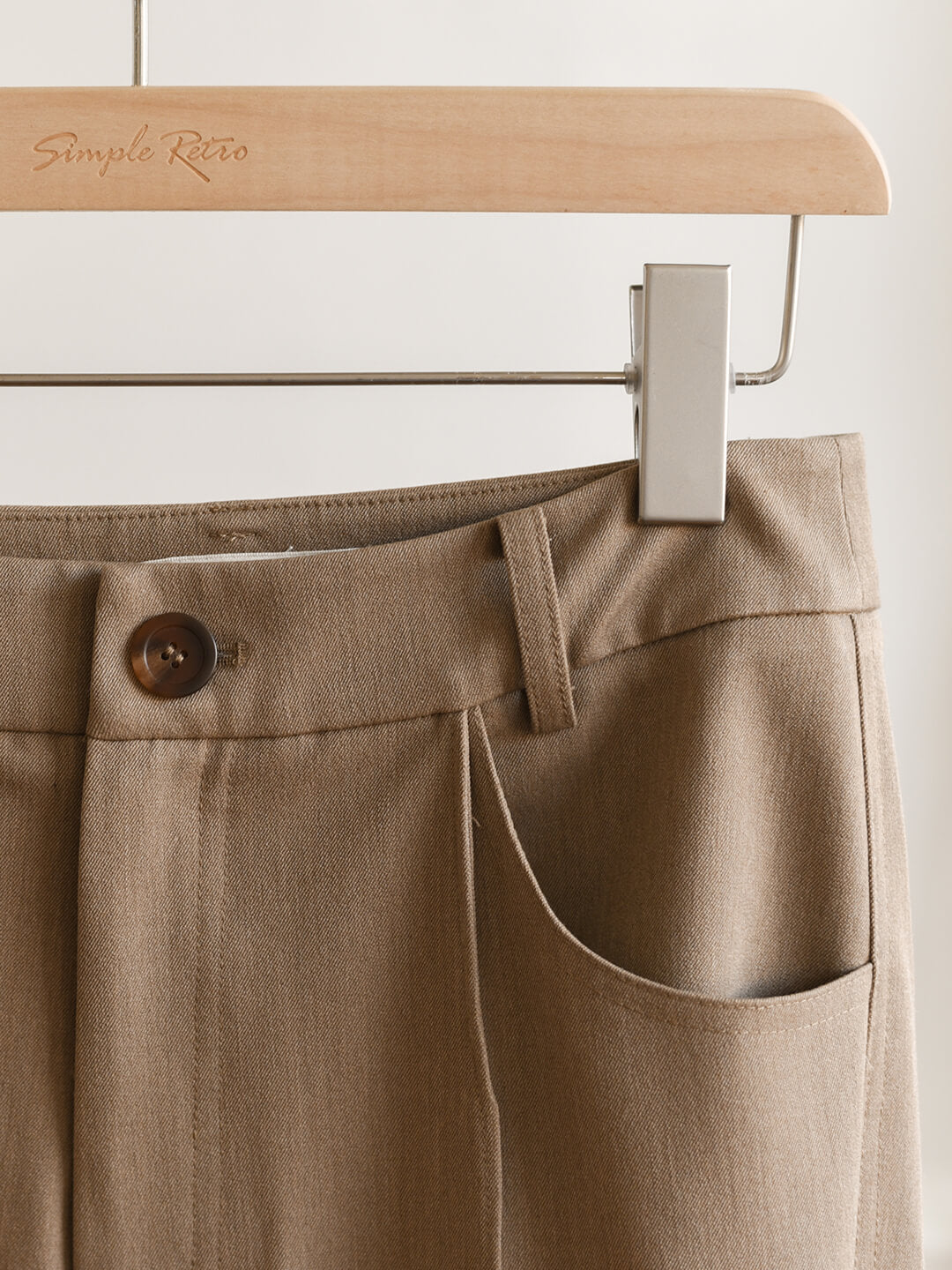 Teresa Khaki Flared Trousers