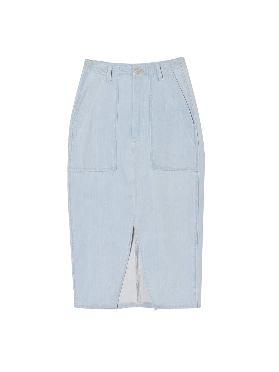 Joe High-waisted Blue Denim Skirt/SIMPLERETRO