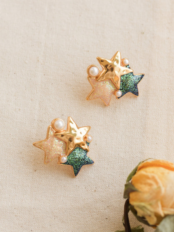 Macaron Star Earrings