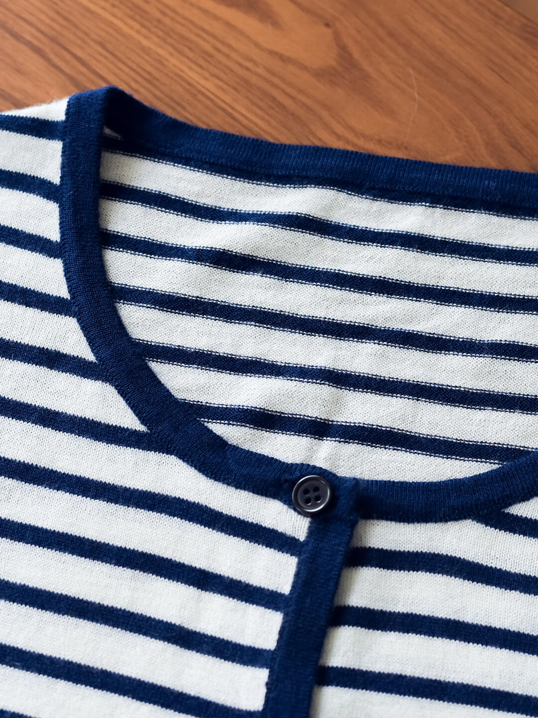 【Final Sale】Dakota Round Neck Striped Knitted Jacket