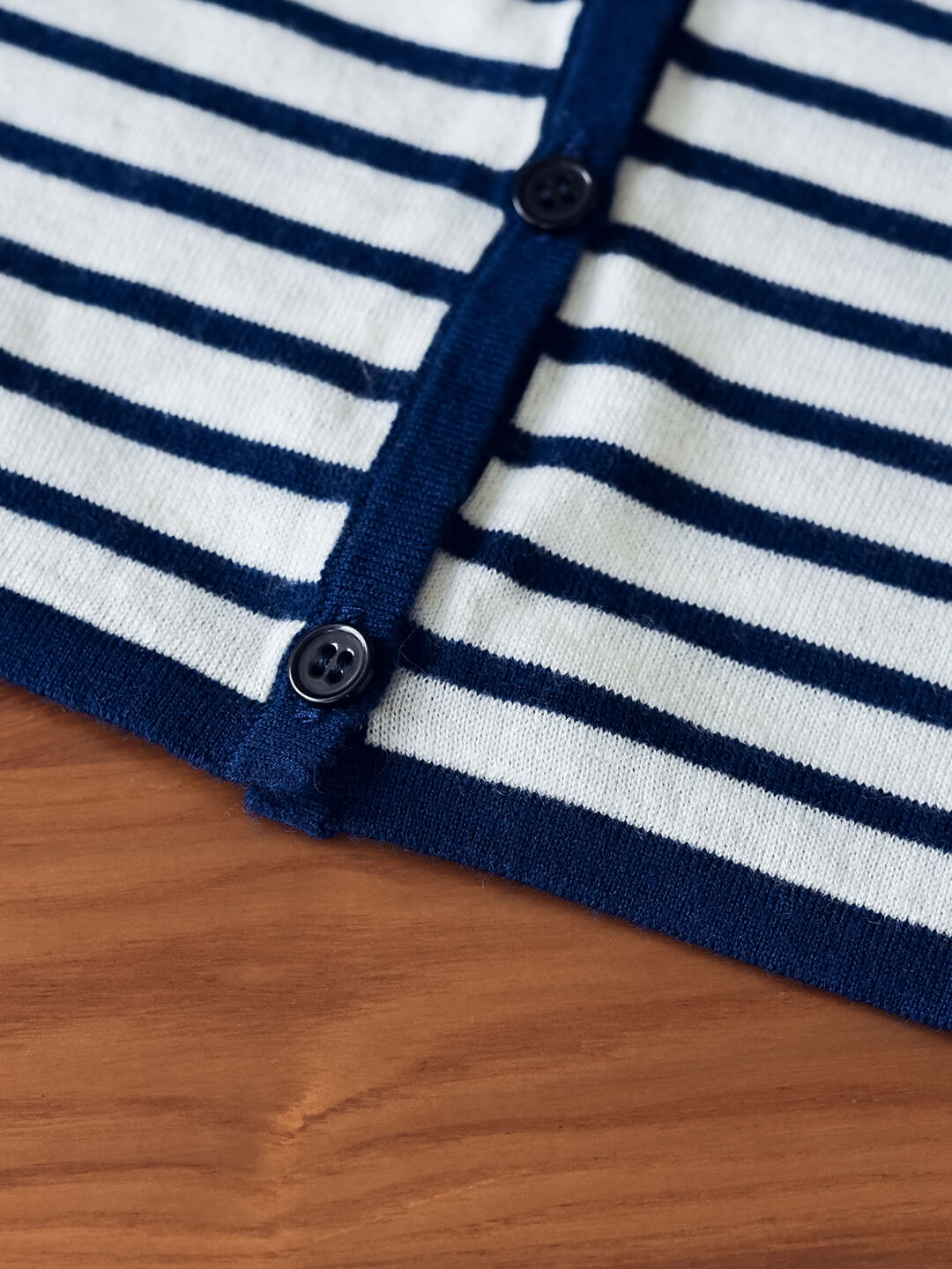 【Final Sale】Dakota Round Neck Striped Knitted Jacket