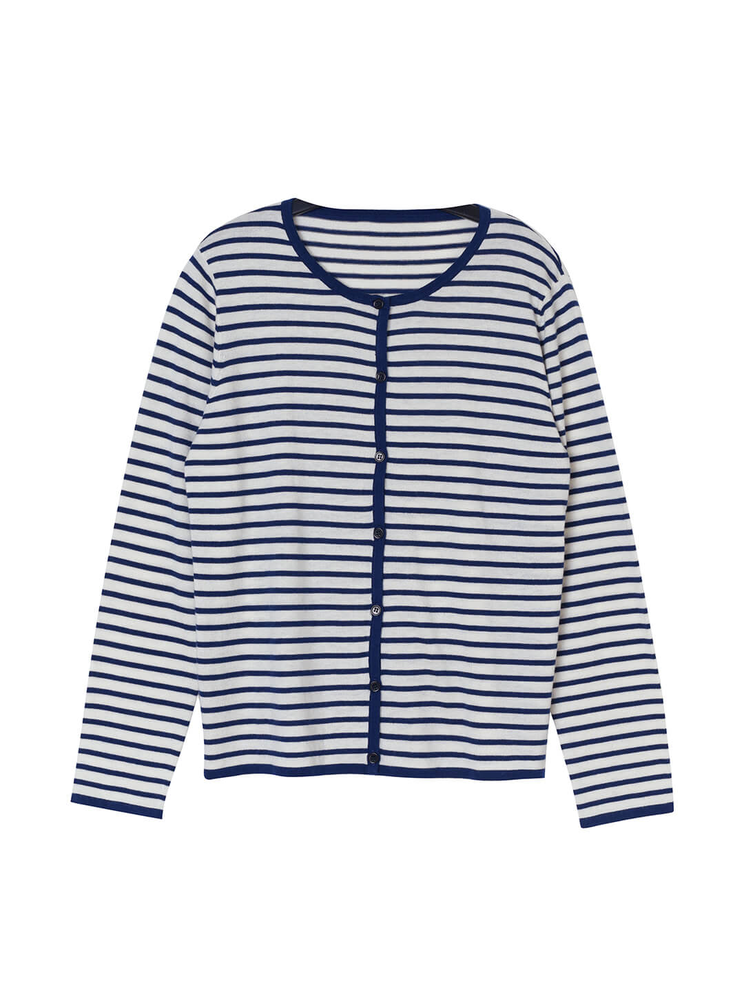 【Final Sale】Dakota Round Neck Striped Knitted Jacket