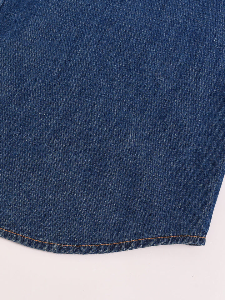Layla Blue Denim Shirt/simpleretro