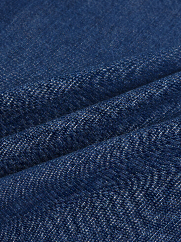 Layla Blue Denim Shirt/simpleretro