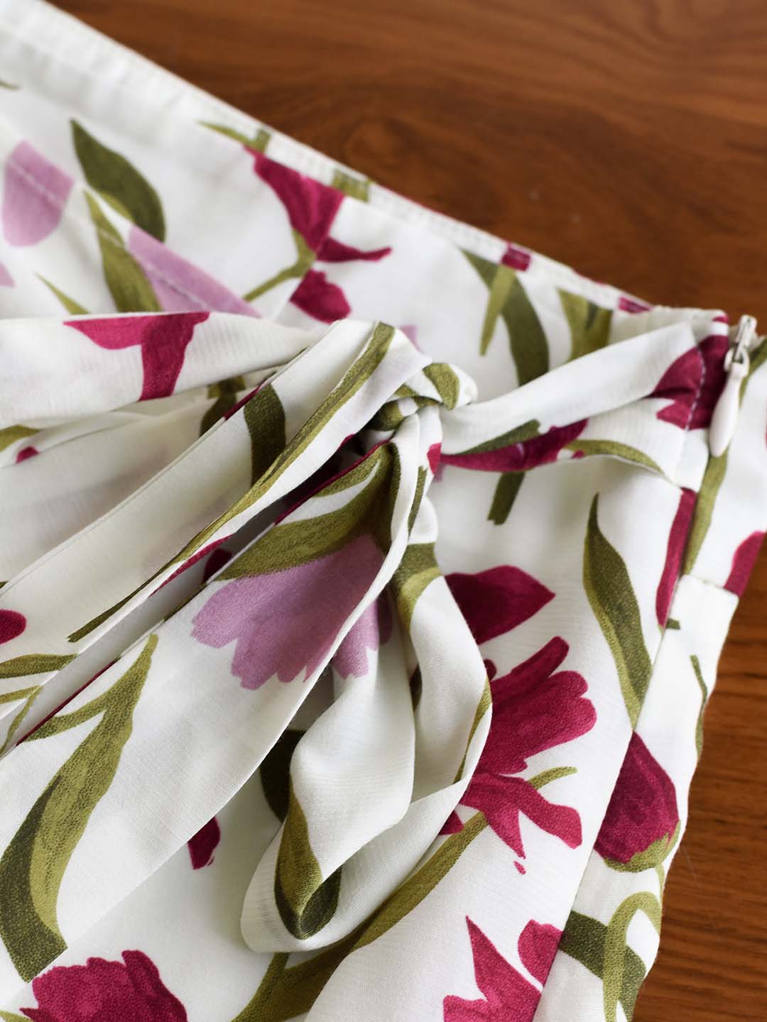 Milan Romantic Tulip print Tea skirt