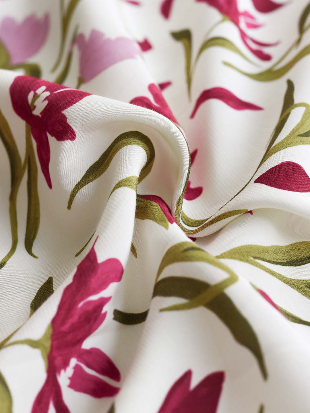 Milan Romantic Tulip print Tea skirt