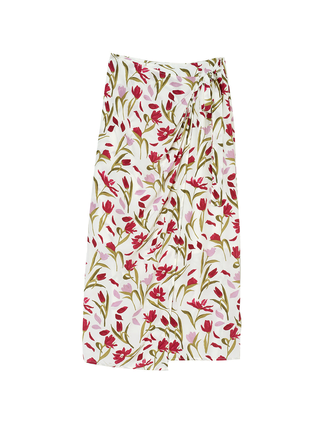 Milan Romantic Tulip print Tea skirt
