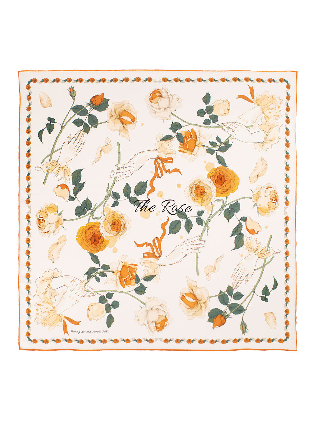 Silk Satin Large Square Scarf 90*90